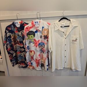 Bundle Of 3 Men's Size 2XL Shirts - Disney Marvel Groot